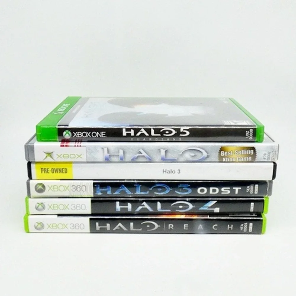HALO XBOX Lot Of 6 Games (Xbox/Xbox 360/Xbox One) Halo 1 3 ODST 4 REACH & 5